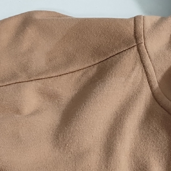 Cozy Tan/Brown Fleece Zip up Hoodie Sweatshirt - Picture 7 of 12